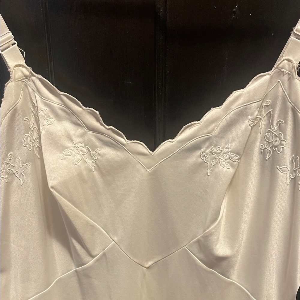 Embroidered Vintage Slip